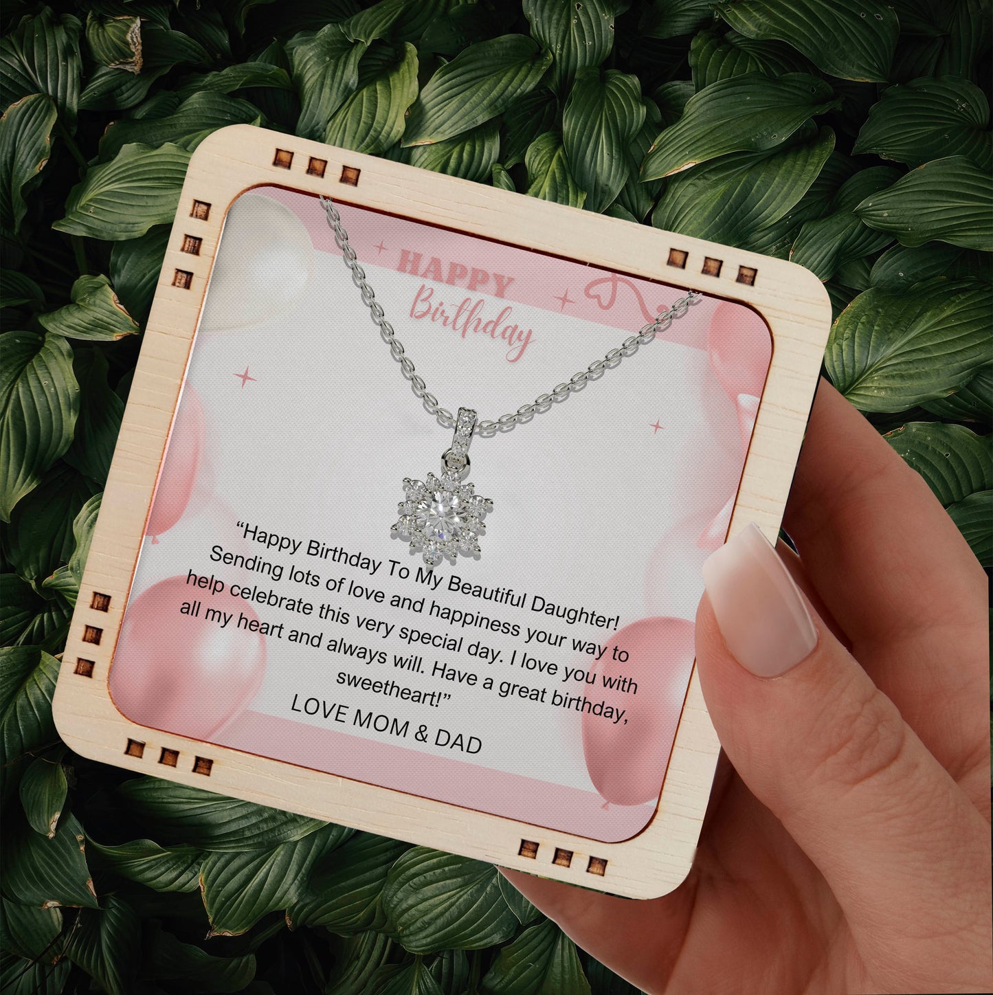 18K Gold Plated Necklace To Our Princess- Happy Birthday